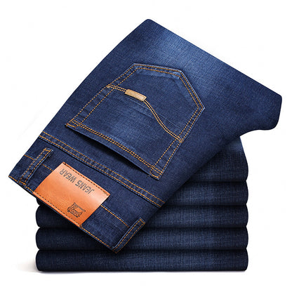Herrar Jeans Stretchig Design i Bomull