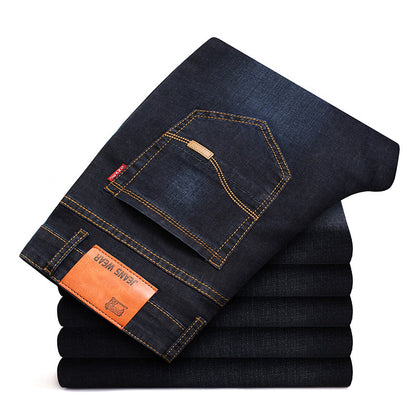 Herrar Jeans Stretchig Design i Bomull