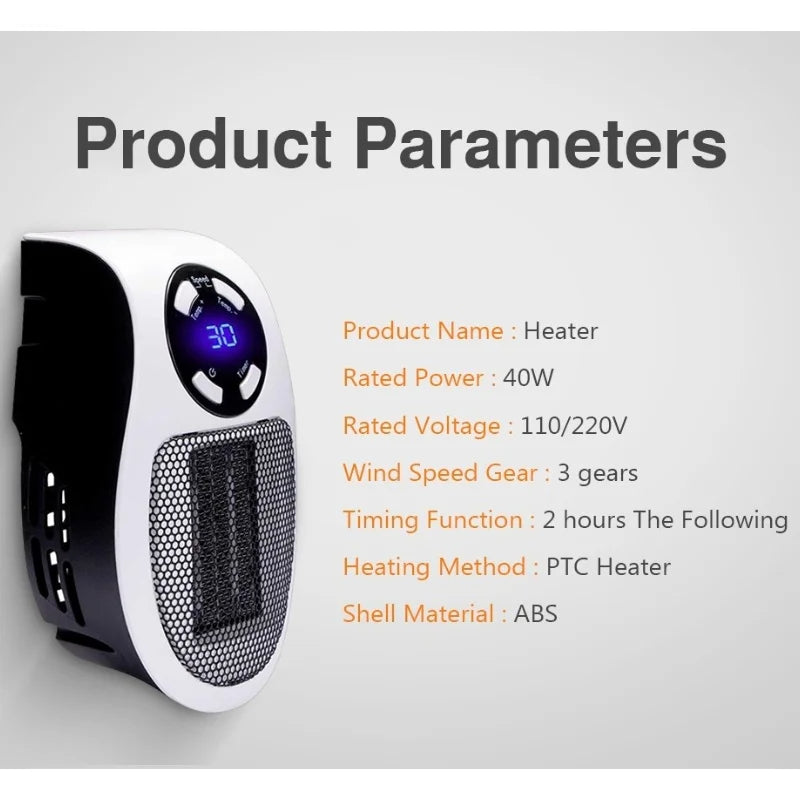 Bärbar elektrisk värmare - Alltid en varm temperatur överallt