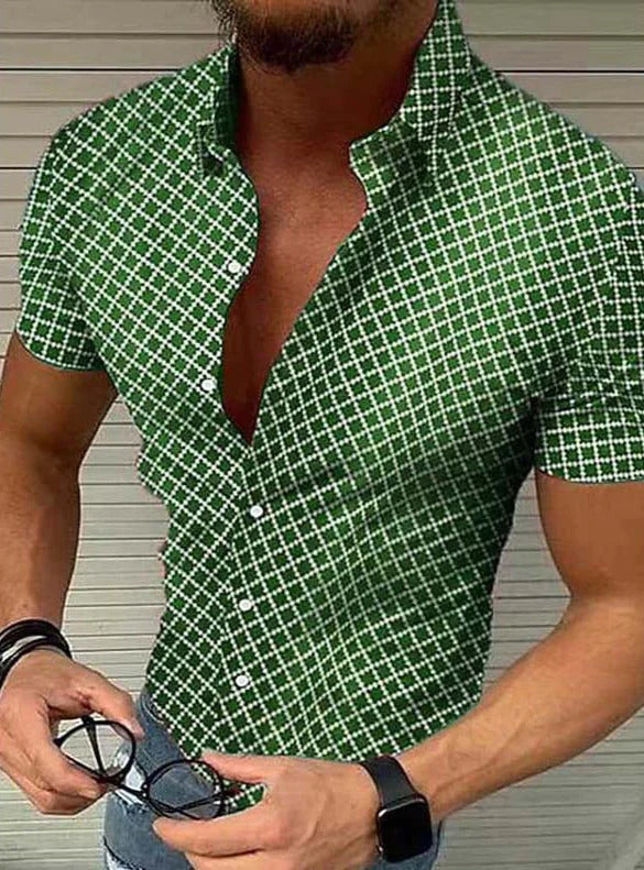 Variant image for Herrskjorta Med Blixtlås Bekväm Bomull-12