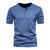 Herr T-shirt med Krage i Bomull