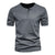 Herr T-shirt med Krage i Bomull