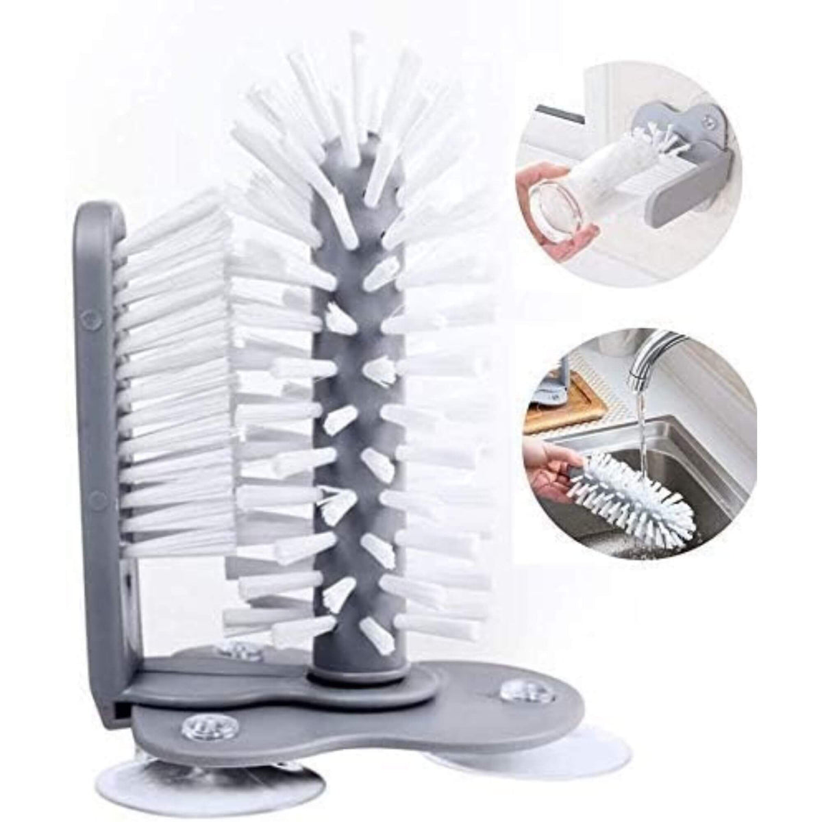 Väggmonterad Kopprengöringsborste