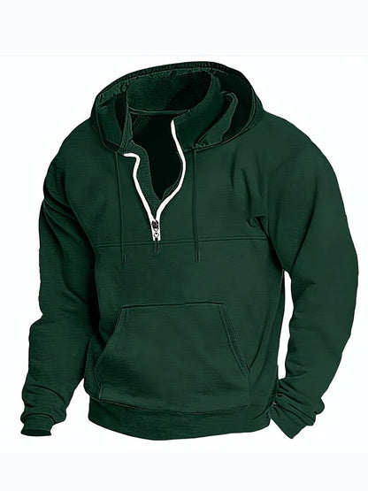 Variant image for Herrar Hoodie Avslappnad Bomull för Fritid och Aktiviteter-8