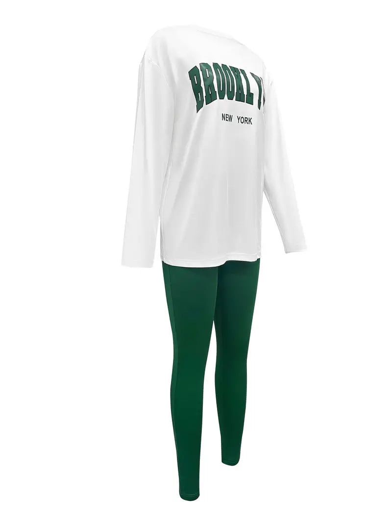 Dam Långärmad T-Shirt Rundhalsad 100% Bomull-4