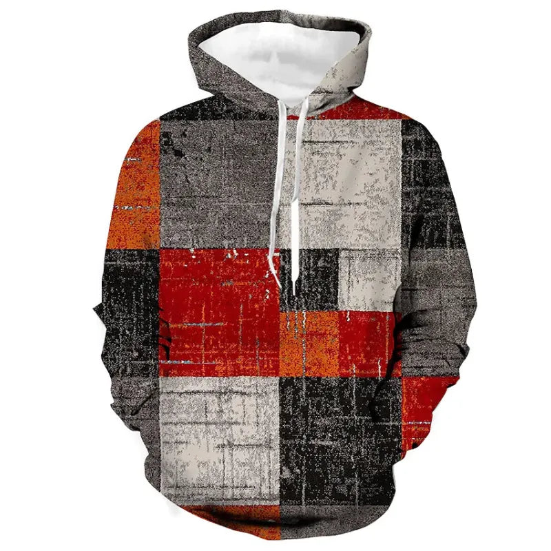 Variant image for Herr Hoodie Italiensk Bomull Modern Stil-25