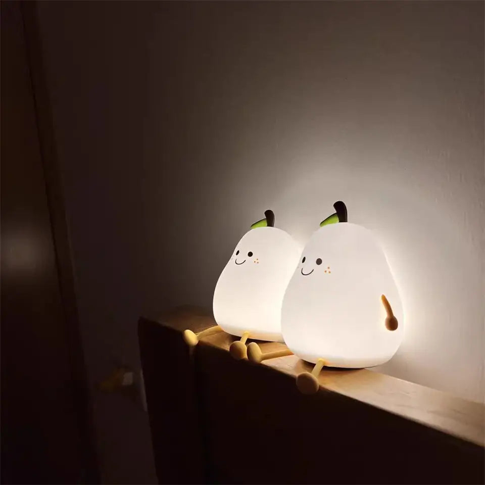 Multifärgad Frestad Päron Nattlampa