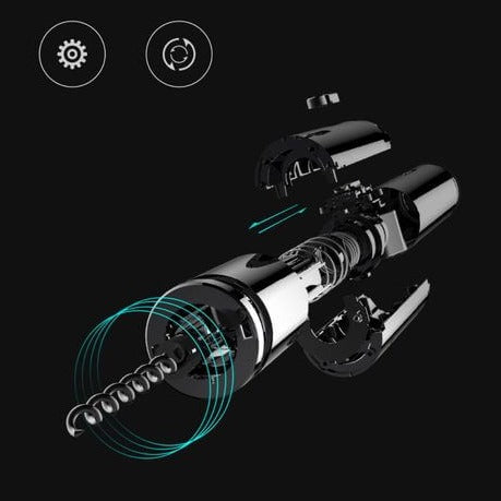 Automatisk korkskruvssats för vin