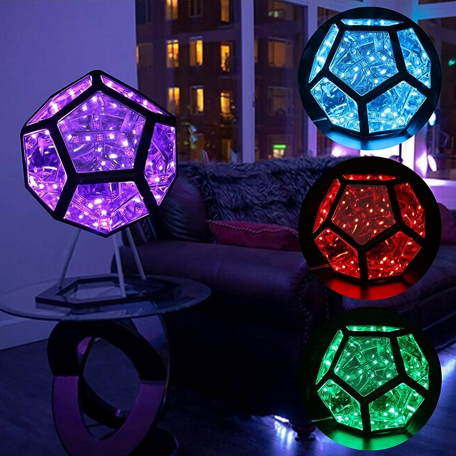 3D Geometrisk Nattlampa