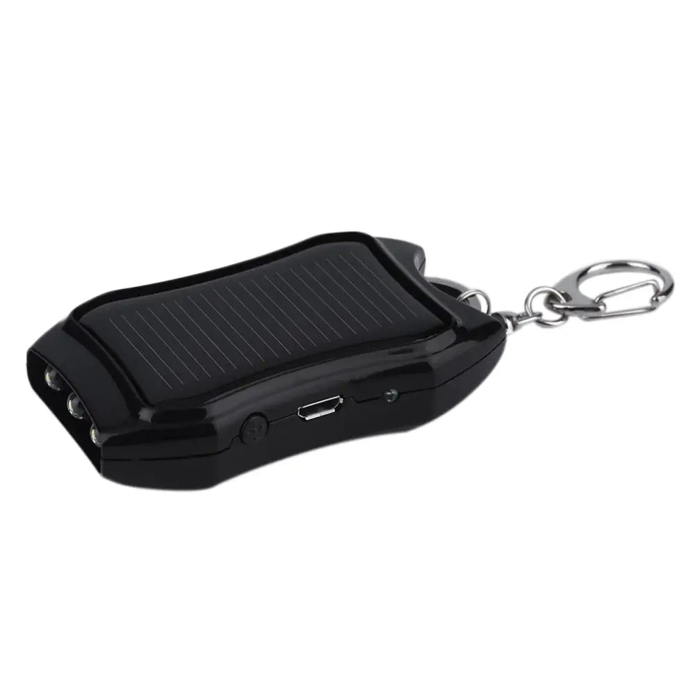 Solcellsficklampa Power Bank Nyckelring