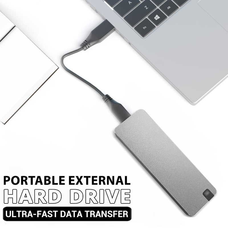 Bärbar SSD Hårddisk Kompakt USB 3.2 Snabb Lagring-1