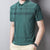 Slim-Fit Plaid Polo för män