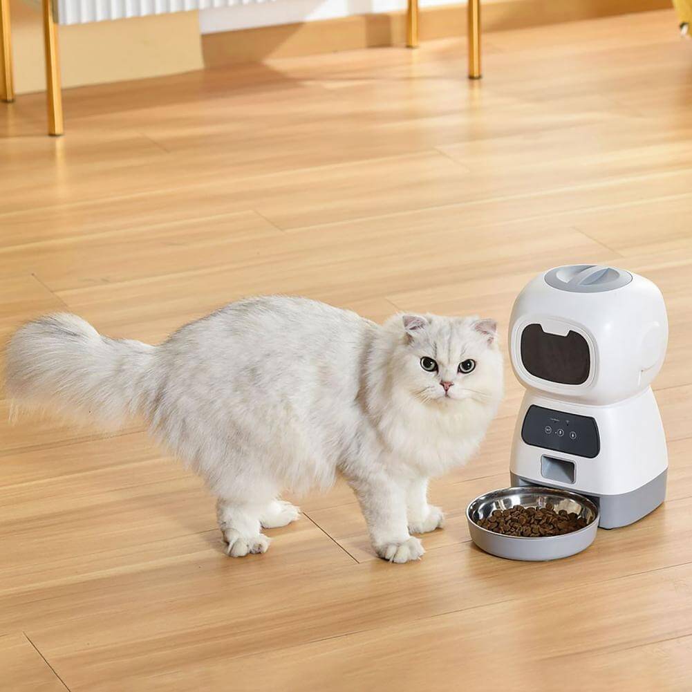 Röstinspelaning Automatisk Pet Feeder