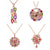 Skimrande Zircon Floral Halsband