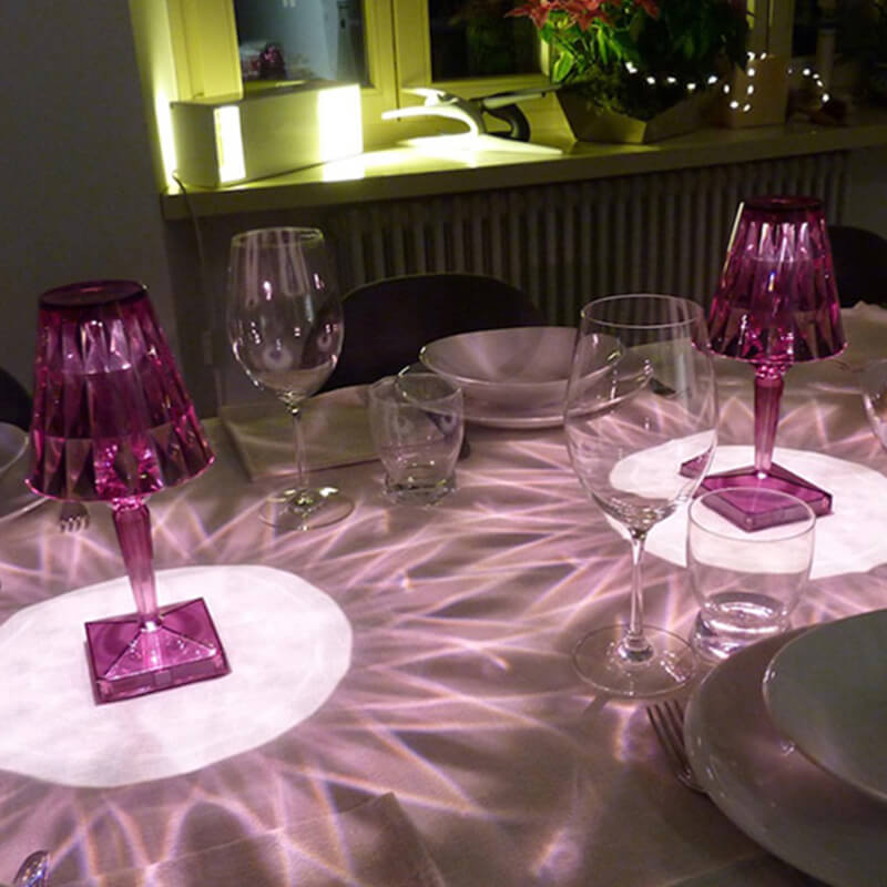 Glittrande Diamond Akryllampa