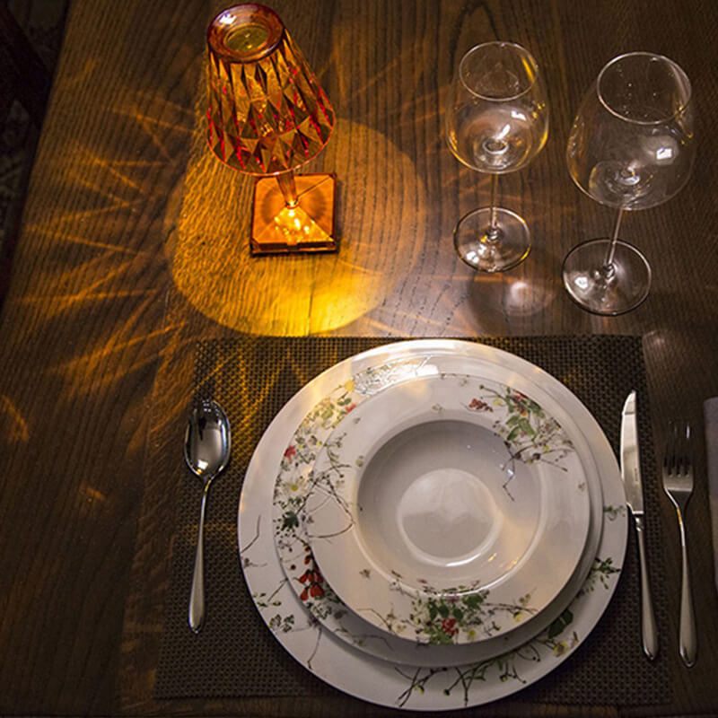 Glittrande Diamond Akryllampa