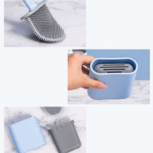 Flexibel Silikon Toalettborste