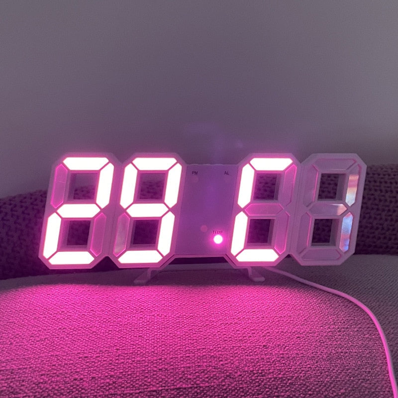 LED Ljusande Klocka