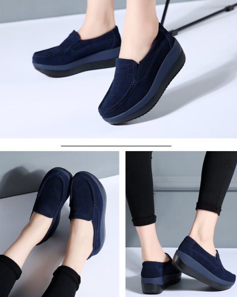 Kvinnors Slip-On Moccasin skor