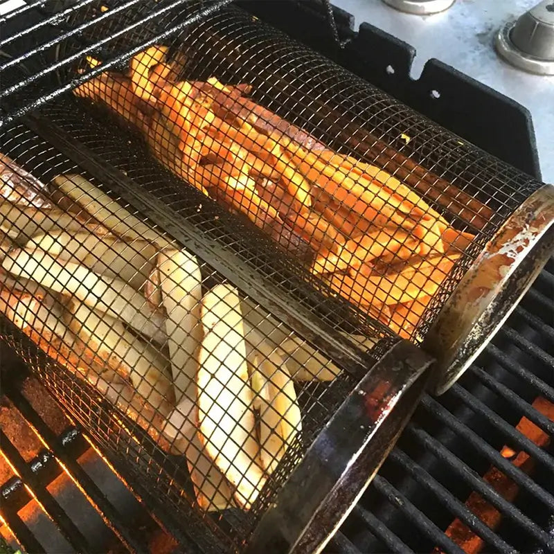 Rostfritt stål BBQ Grillning Korg