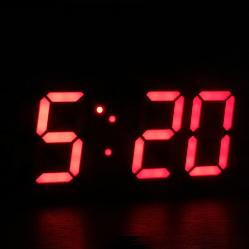 LED Ljusande Klocka