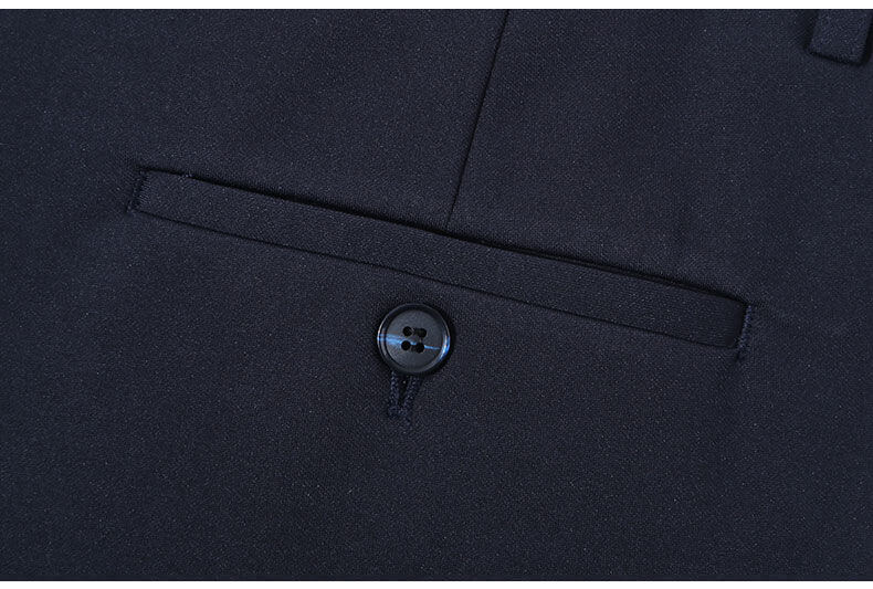 Formella byxor med stretch och skrynkelskydd