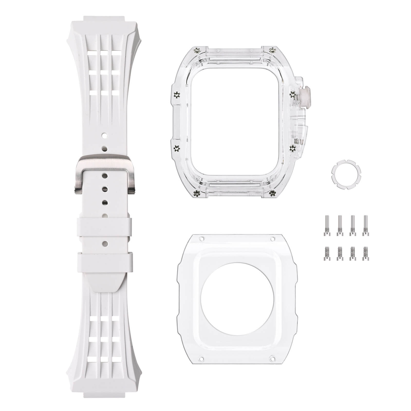 Apple Watch genomskinligt fallband