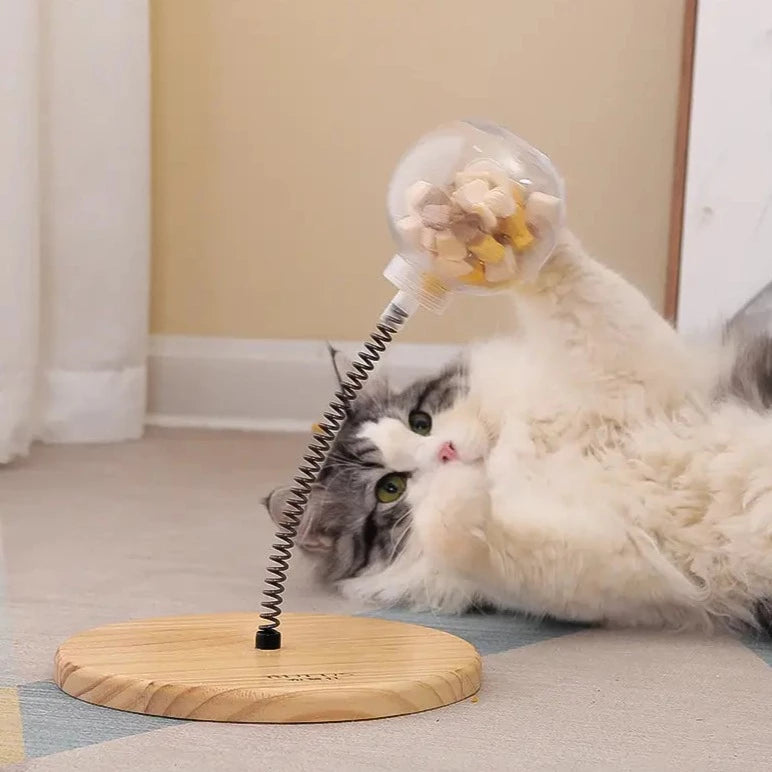 Interaktiv Kattmatningsleksak