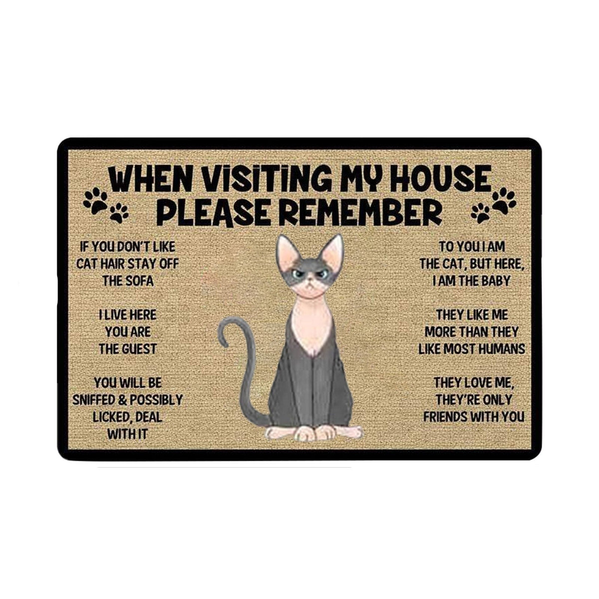 Katt Välkomstmatta - För alla kattälskare