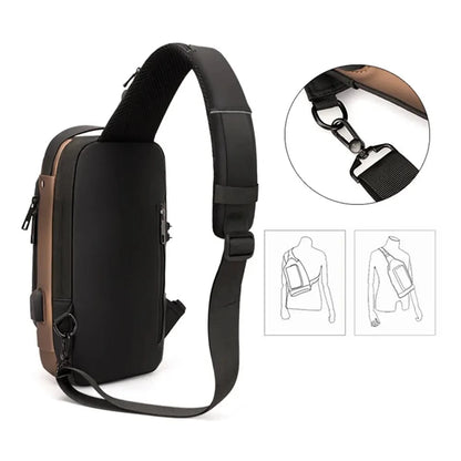 USB-laddning Cross Body Väska