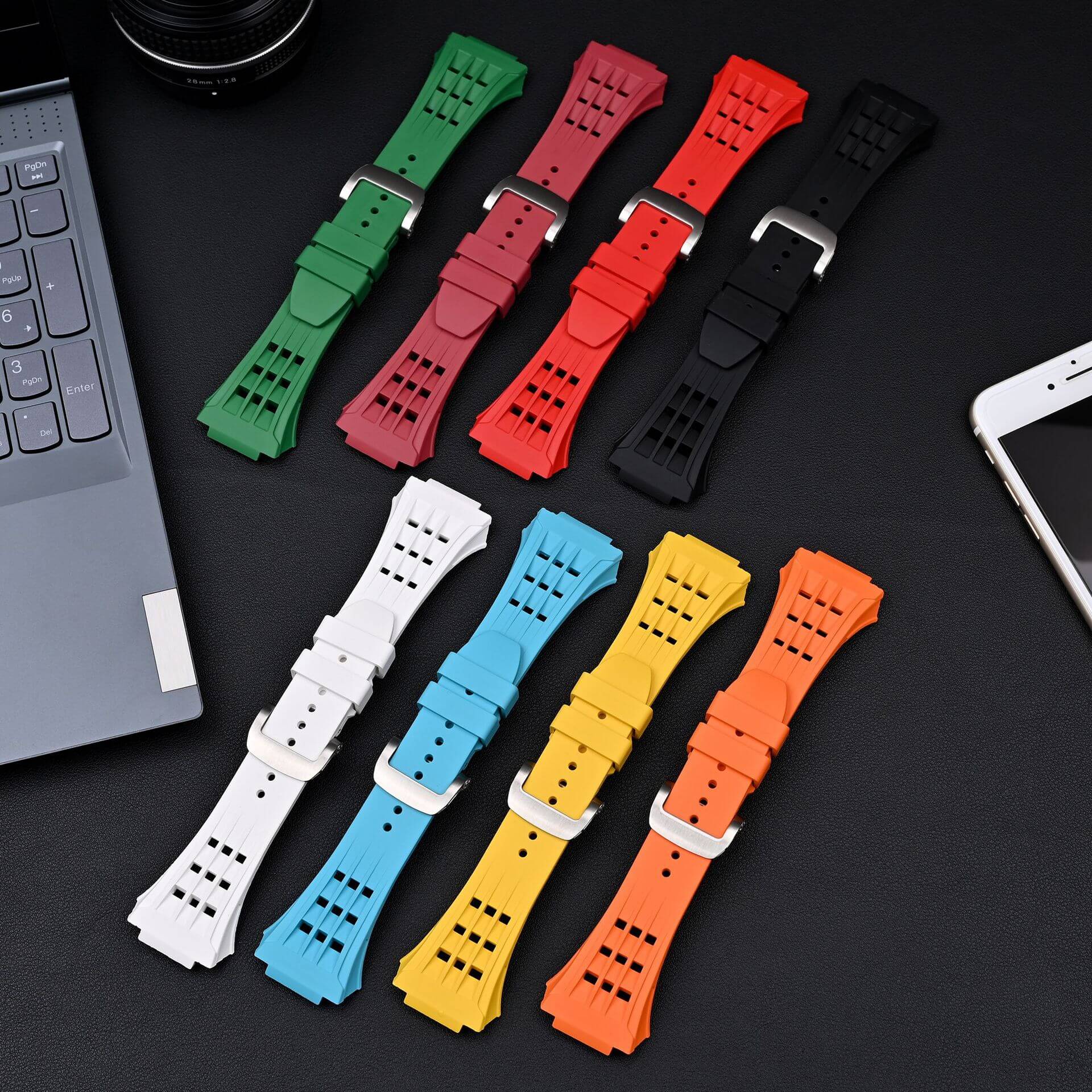 Apple Watch genomskinligt fallband