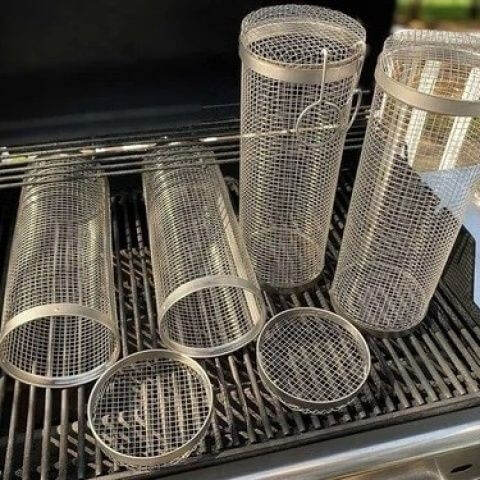 Rostfritt stål BBQ Grillning Korg