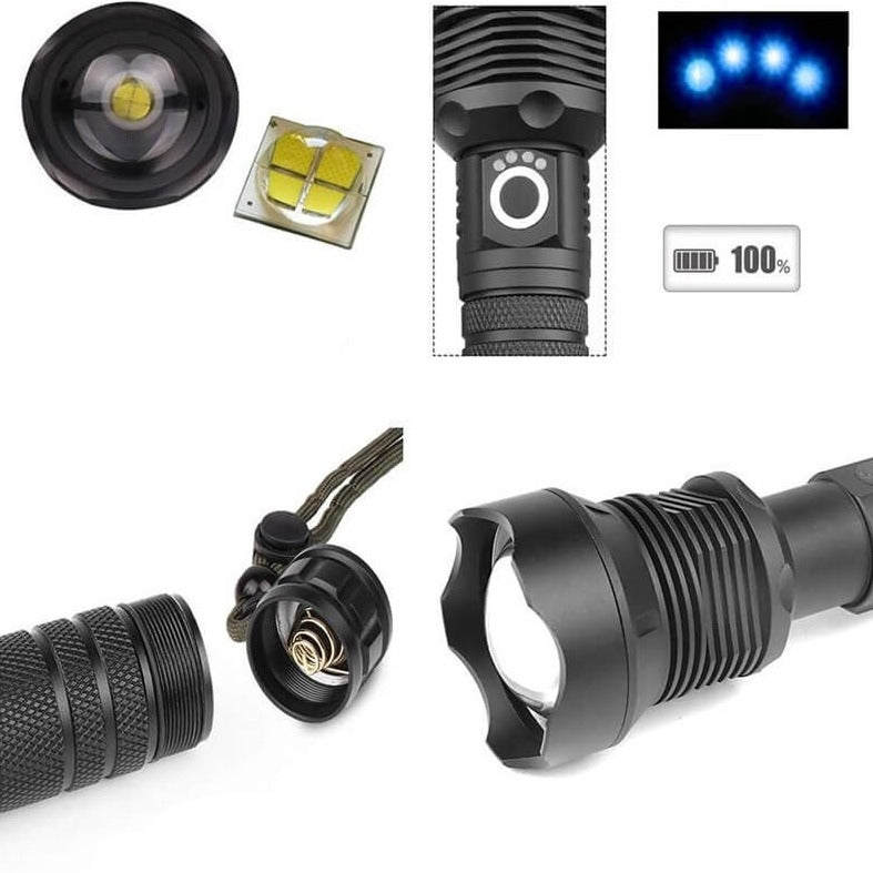 Ultrasjusstark Teleskopisk Ficklampa