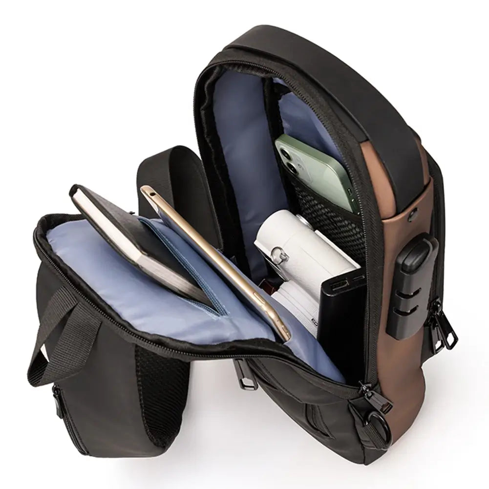USB-laddning Cross Body Väska