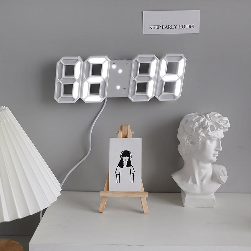 LED Ljusande Klocka