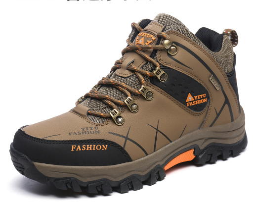 Vattentäta sneakers i Läderstil för män