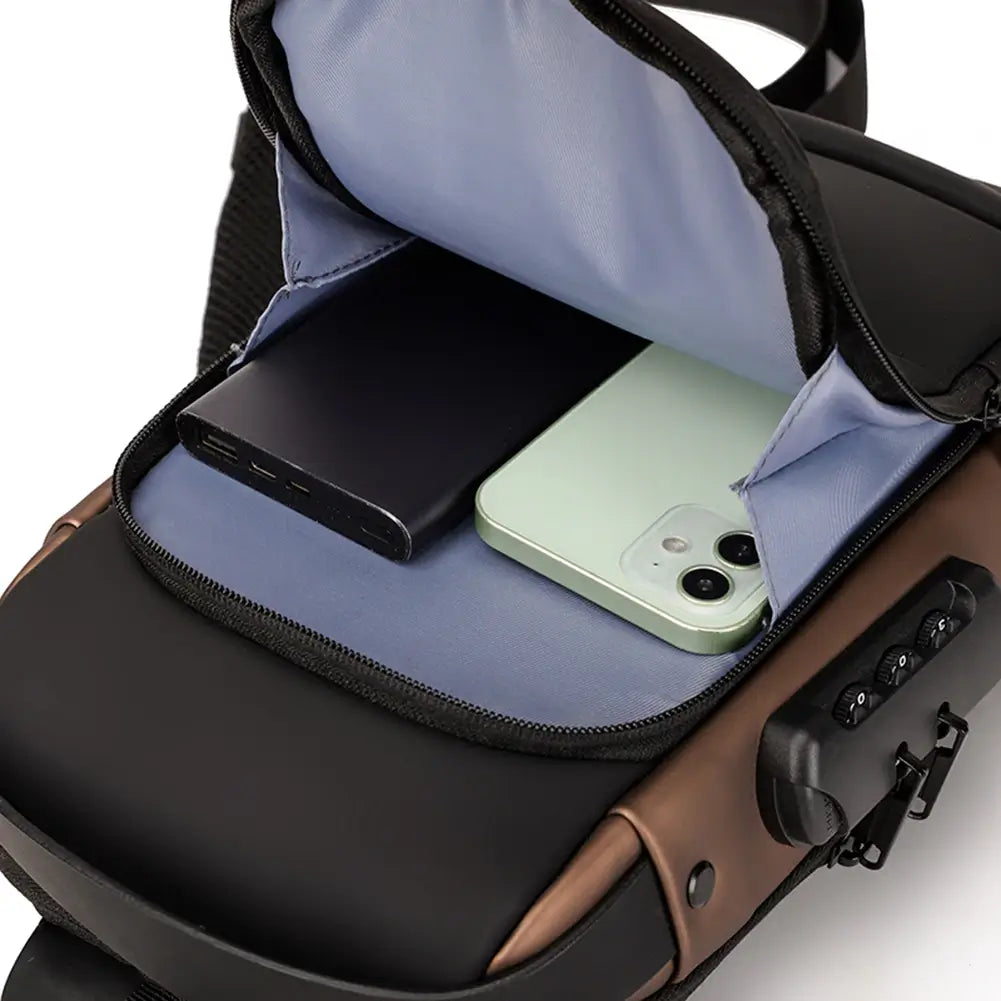 USB-laddning Cross Body Väska