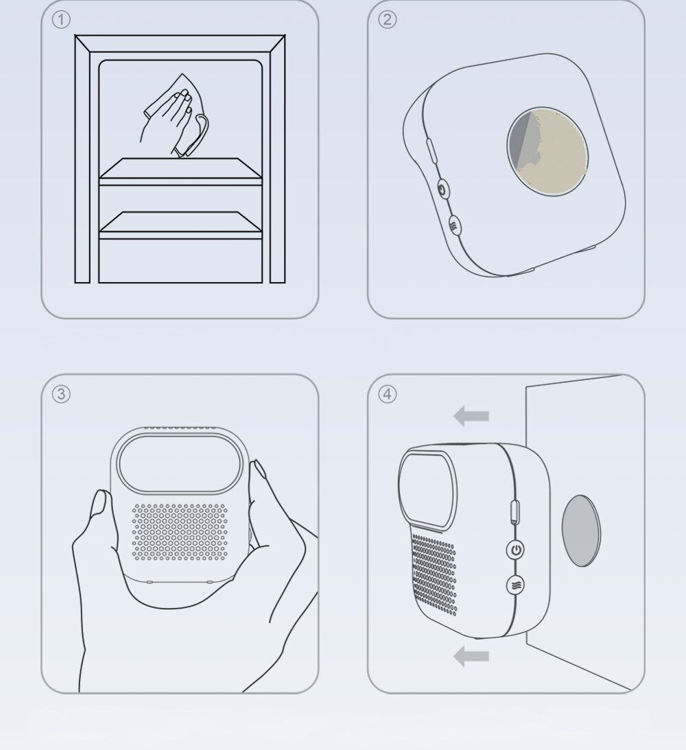 Kylskåp Magnets Luftrenare
