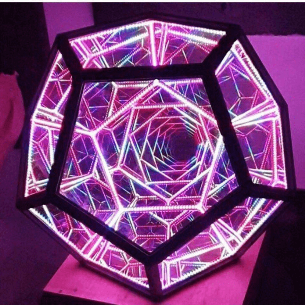 3D Geometrisk Nattlampa