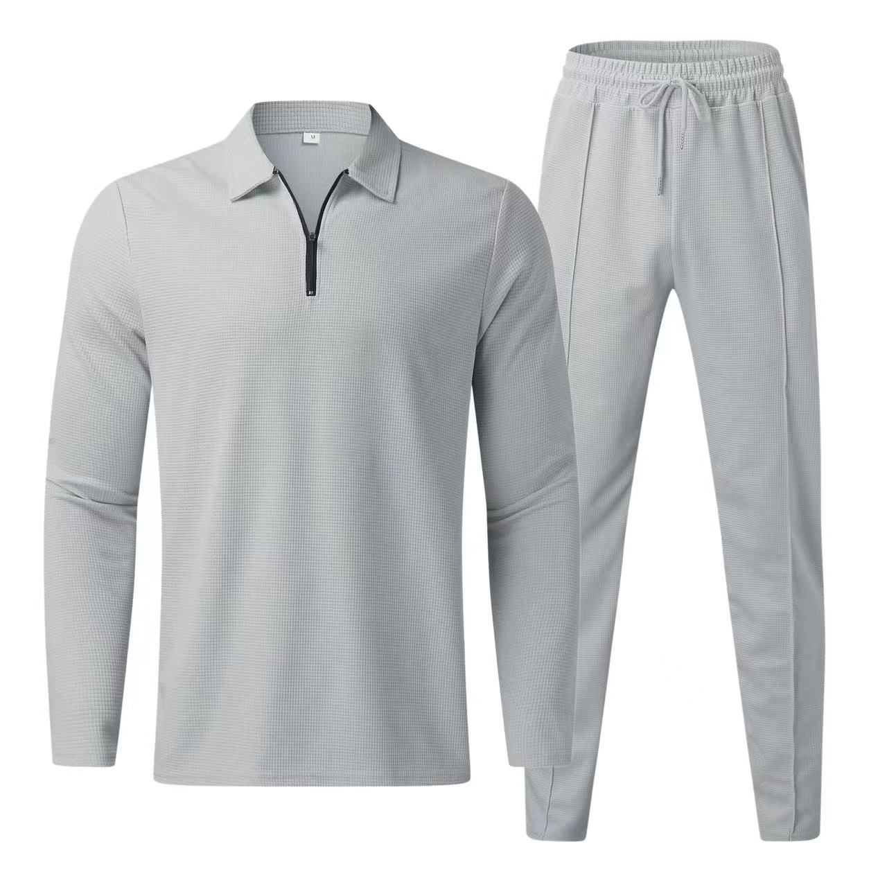 Variant image for Herrens Tvådelade Set Elegant Design Polyester-13