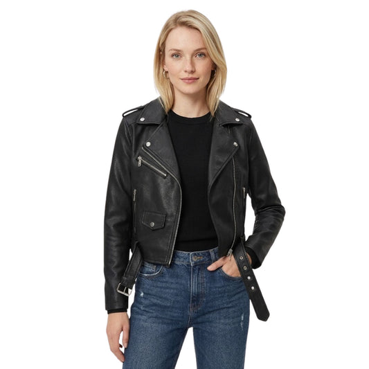 Kvinnors Beskuren Jacka Modern Stil