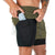 Herrar Sportshorts 2-i-1 Fuktdränerande Polyester 3