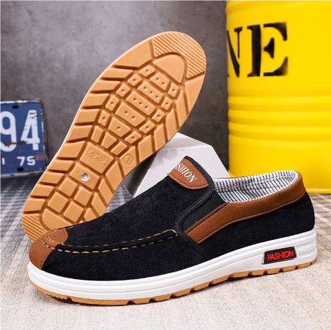 Casual loafers i plusstorlek för män