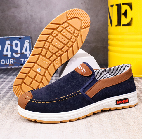 Casual loafers i plusstorlek för män