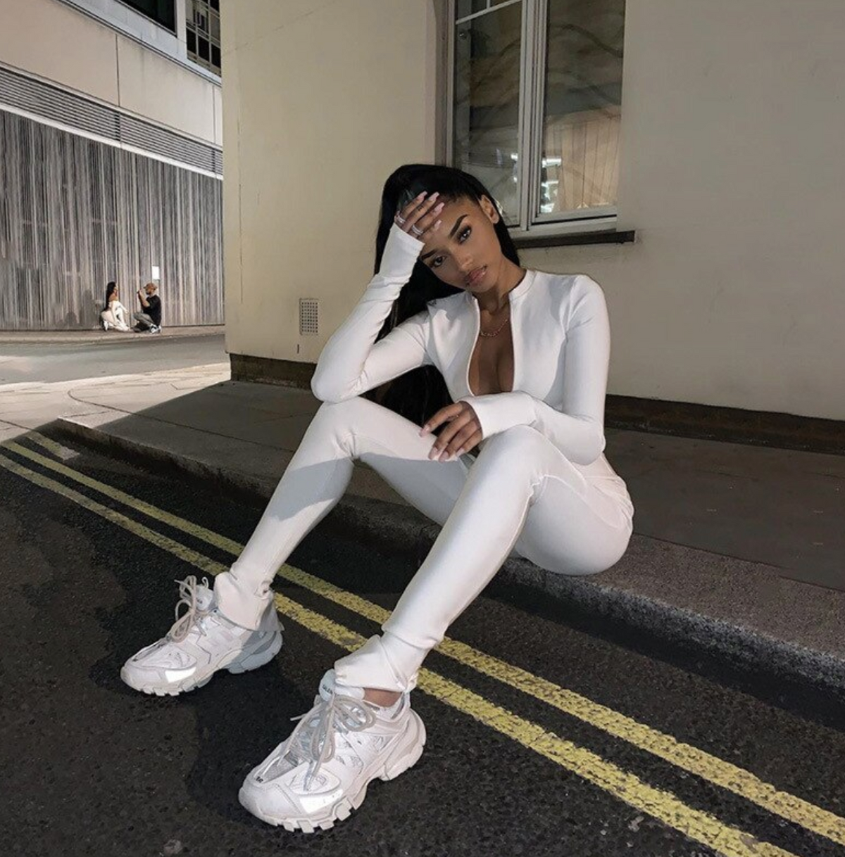 Dam Jumpsuit BodyCon Elegant Polyester Smoothing Fit-4