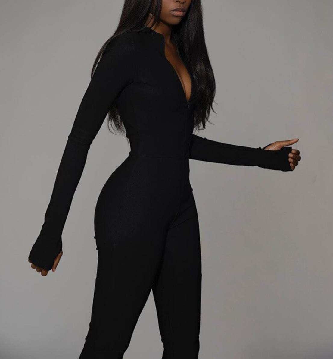 Variant image for Dam Jumpsuit BodyCon Elegant Polyester Smoothing Fit-13