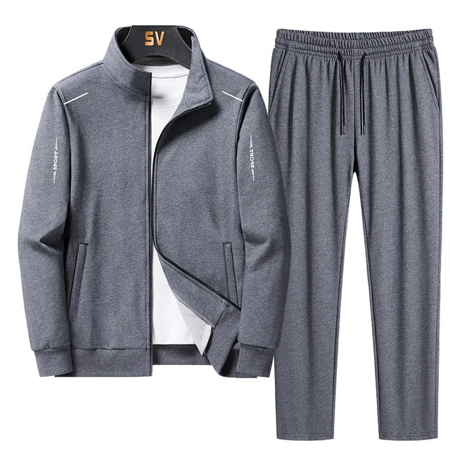 Herrens Träningsdräkt Med Blixtlås Polyester 2