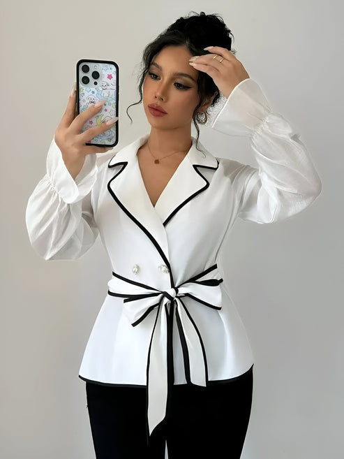 Fina Dam Klänningar Tidlös Elegans Modern Design 100% Polyester-5