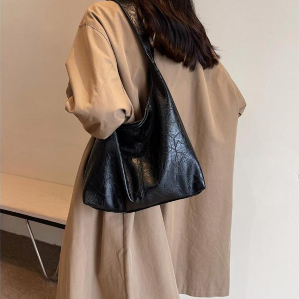Dam Handväska Rymlig Imitationsläder Elegant 4