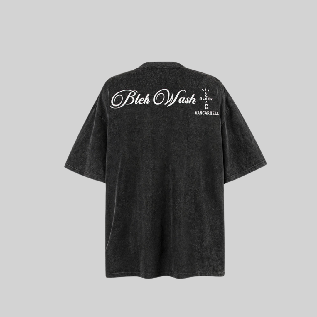 Mäns Överdimensionerad Skjorta Konstnärlig Tryckt Bomull 4